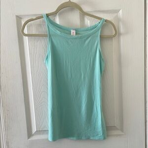 Women's Aqua Sleeveless Top